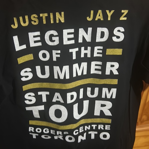 Justin Timberlake x Jay Z Tour Shirt Toronto Roger’s Centre Legends Summer 2013 - Picture 4 of 4